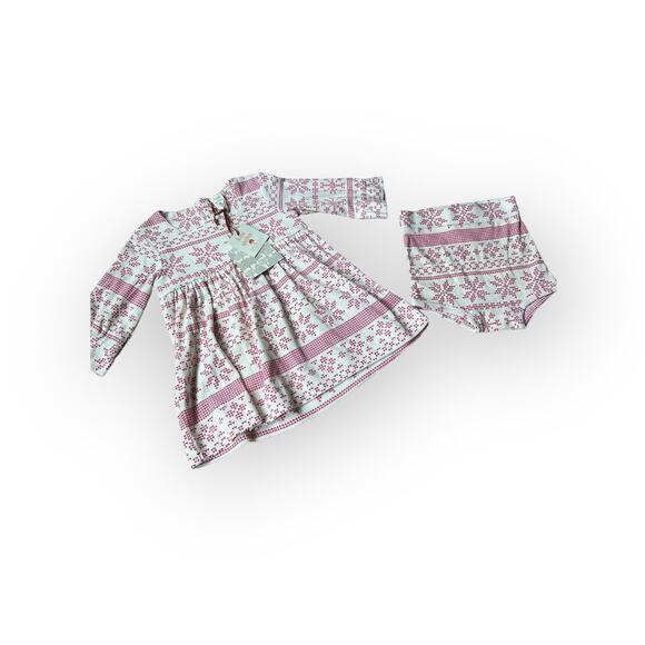 Kate Quinn Organics NWT Dress And Bloomer Set - Picture 1 of 5